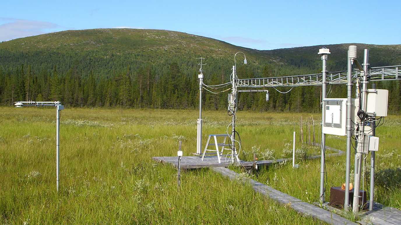 Air monitorig in Lapland wilderness